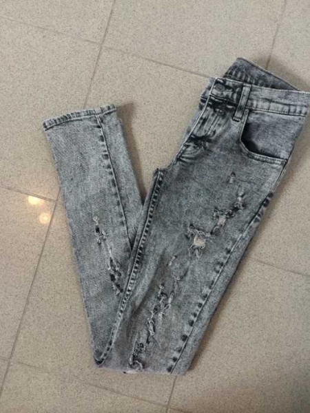Graue Cheap Monday Jeans W28 L32 Hipster Blogger