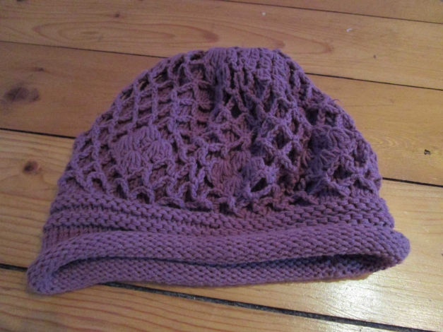 Strickmütze Lila Madonna