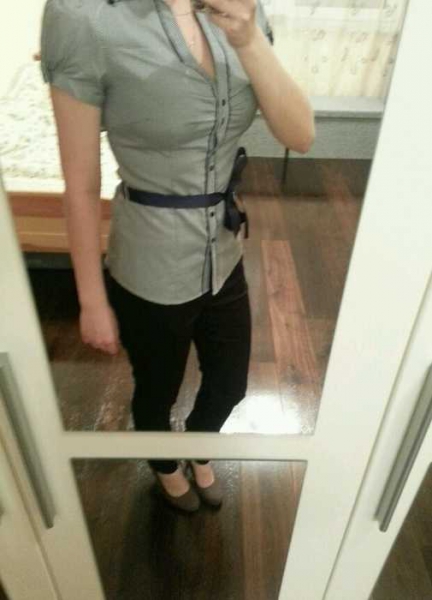 Süße Bluse mit Schleifchen