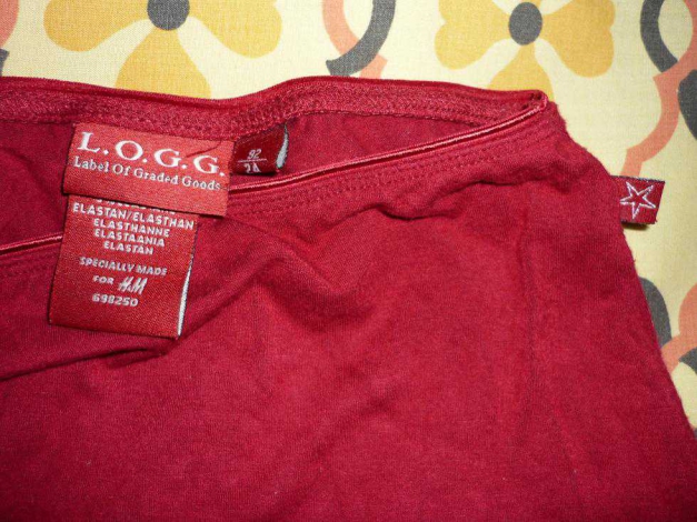 Bandeau Rock * 92 * knallrot strech 