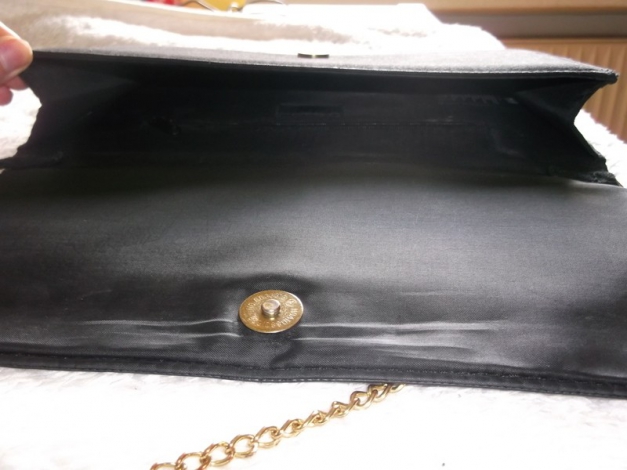 Clutch Tasche schwarz H&M