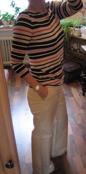 Shirt Streifen 3/4 Ärmel / Betty Barclay 