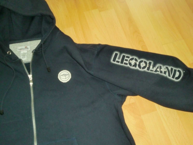 Sweatshirt-Jacke mit Kapuze, Gr. XL, dunkelblau, Legoland