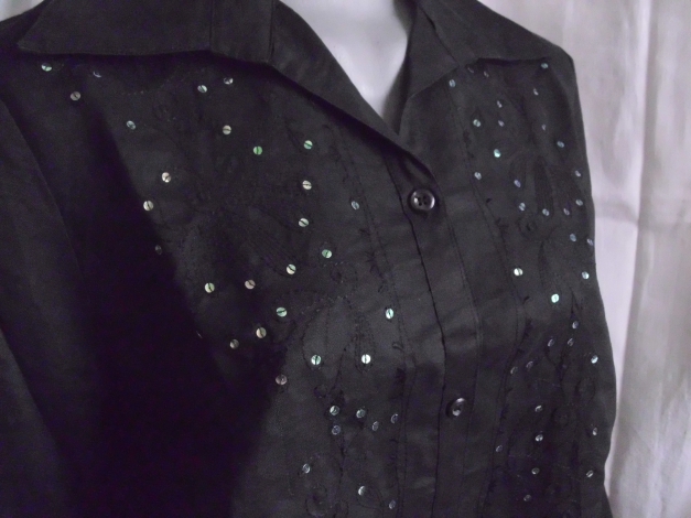 M & S Damenbluse Größe 42 schwarz