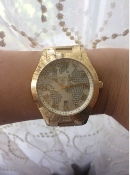 michael kors mk 5959 layton gold blogger 