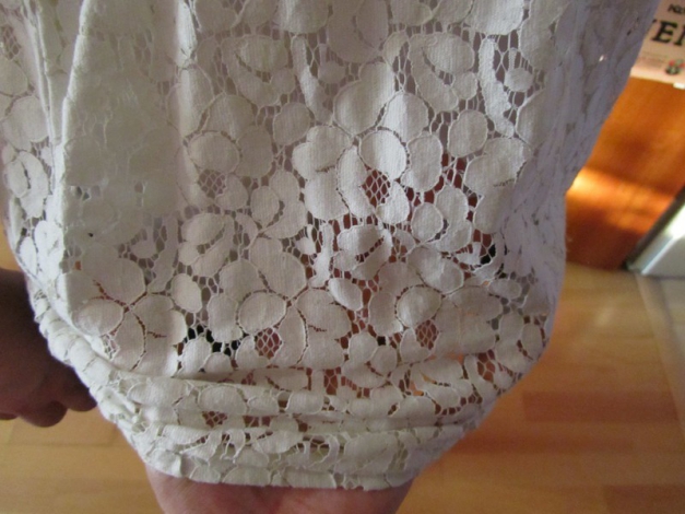 H&M Spitzen-Top Creme Größe 44 neuwertig