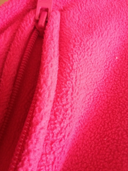 pinke fleecejacke