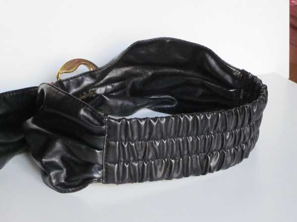 80er Original Gürtel Madonna Schwarz stretch vintage