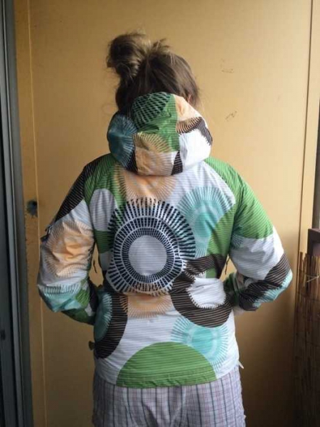 Roxy Snowboardjacke grün braun weiß - WIE NEU