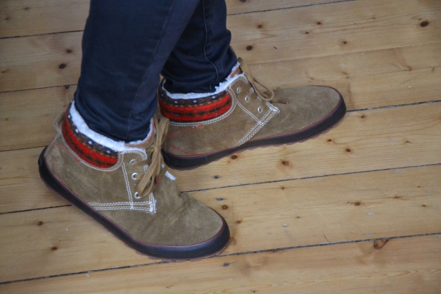 Winterschuhe gefüttert bunt