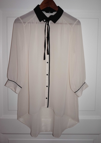 Wunderschöne H&M Bluse Transparent, Größe 38