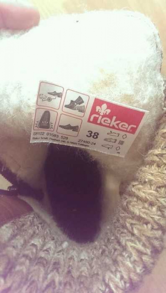 Rieker Schuhe NEU 38 Winterschuhe