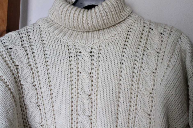 Pullover handgestrickt, Wolle