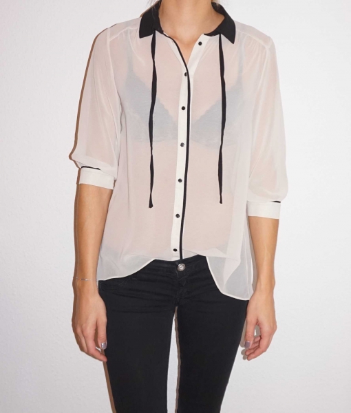 Wunderschöne H&M Bluse Transparent, Größe 38