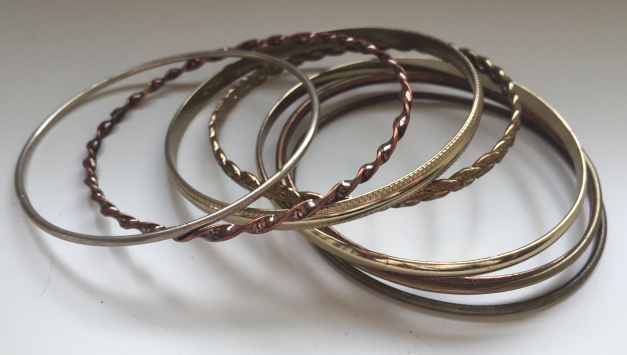 Armreifen-Set gold-bronze