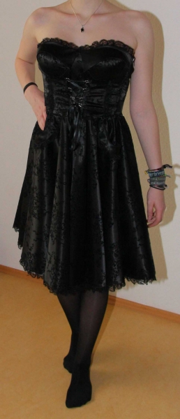 Schwarzes Hell Bunny Gothic Kleid