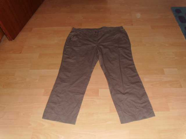 Hose von Gina Laura, dunkelbeige, Gr. 48