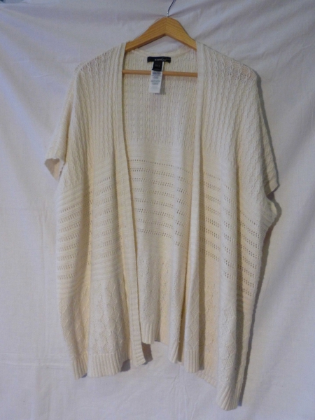 weißer Mango strick - Cardigan