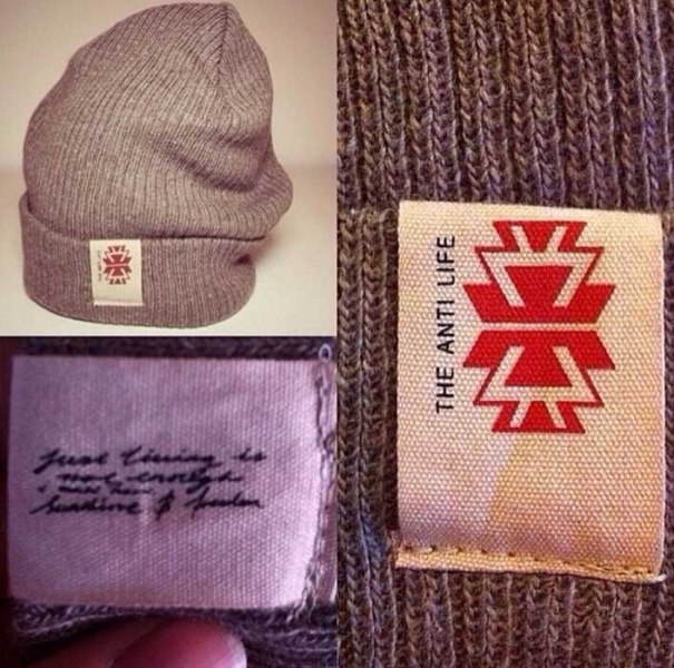 Theantilife Movement Freedom Beanie Mütze Grau Blogger