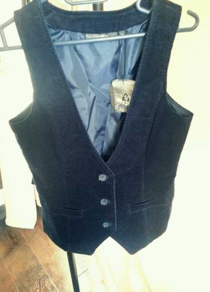 Süße dunkelblaue Weste 34/36