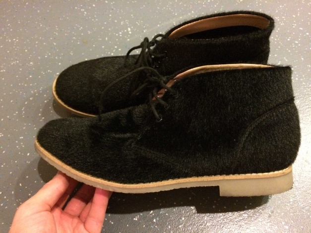 Desertboots - Felllook  - black - H&M Premium