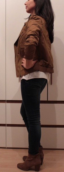 NEU Biker - Jacke in Cognac Braun / Mango 