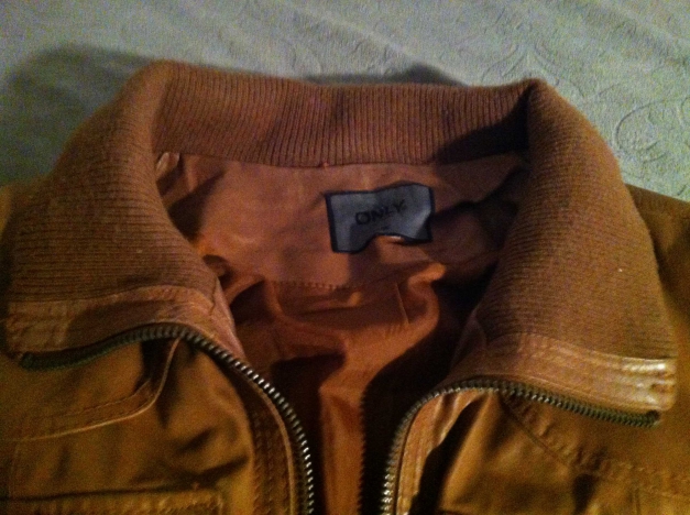 Lederjacke, braun