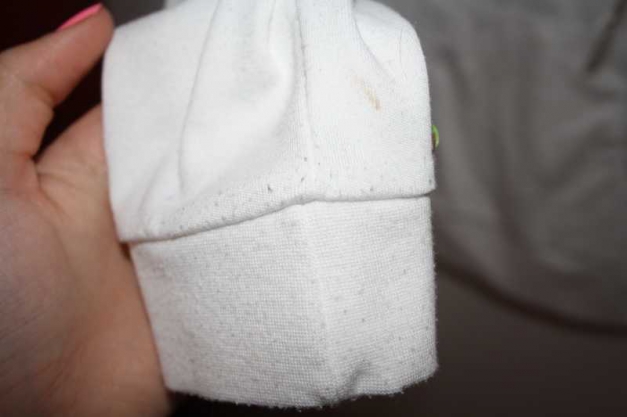 Weißer Kragenpullover Takko Größe XL