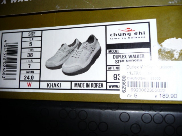 chung shi AuBioRiG Rückenschuhe bzw. Trainingsschuhe (vergleichbar mit MBT Schuhen) NP 189,90 €