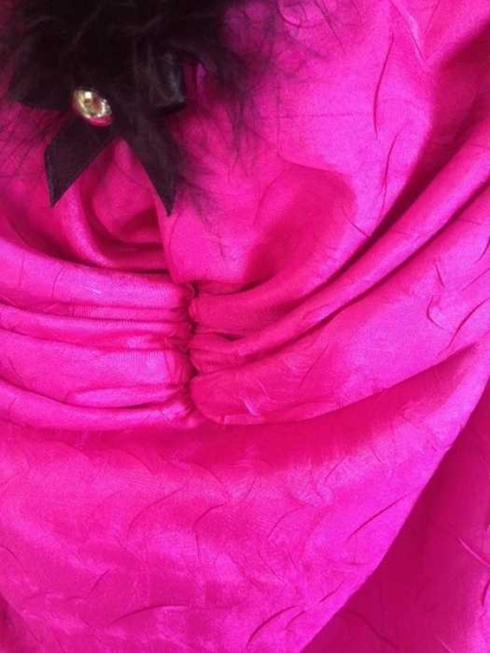 pinkes vintage ballkleid