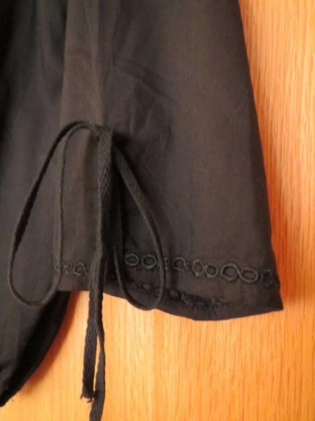 Bluse,3/4Arm,schwarz