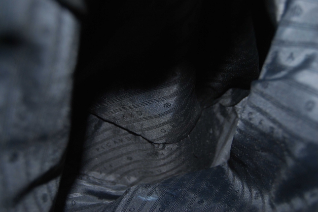 Schwarzer Leder Rucksack  Trendi