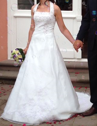 NEUER PREIS!! Wunderschönes Brautkleid, ivory, A-Linie
