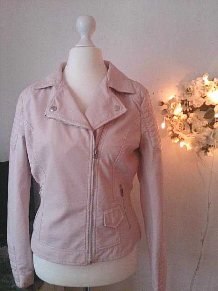 Rosa Lederjacke Blogger Primark