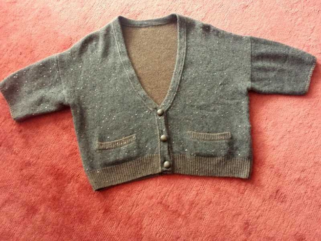 NC Cardigan 100 % Cashmere Kaschmir Strick Jäckchen Bolero