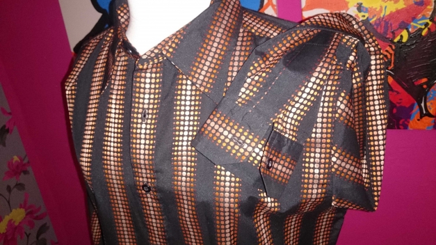 Hippie 70er Herrenhemd