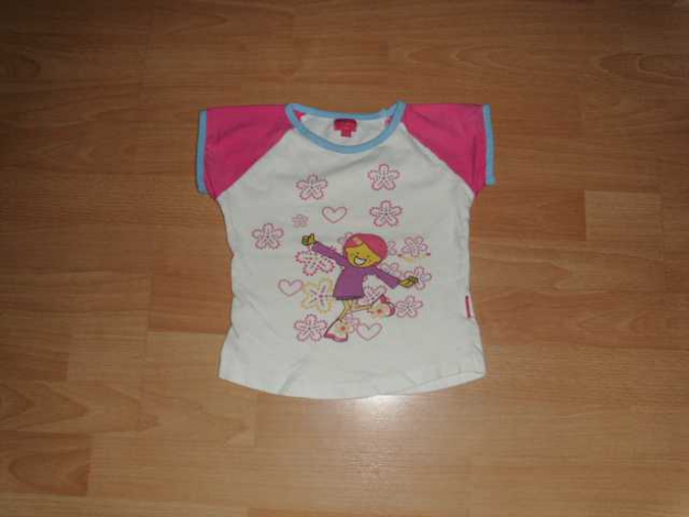 T-Shirt von Port Louis, weiß mit Motiven, Gr. 92/98