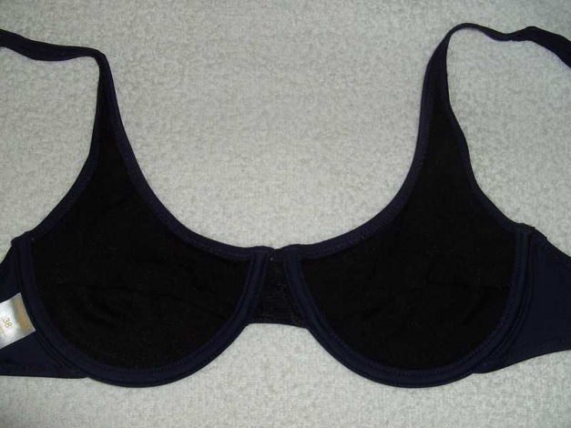 Blaues Bikini Oberteil