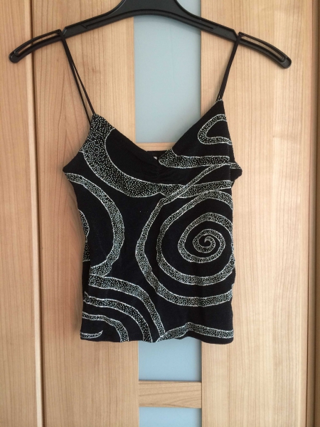 Top mit Glitzer Größe 36