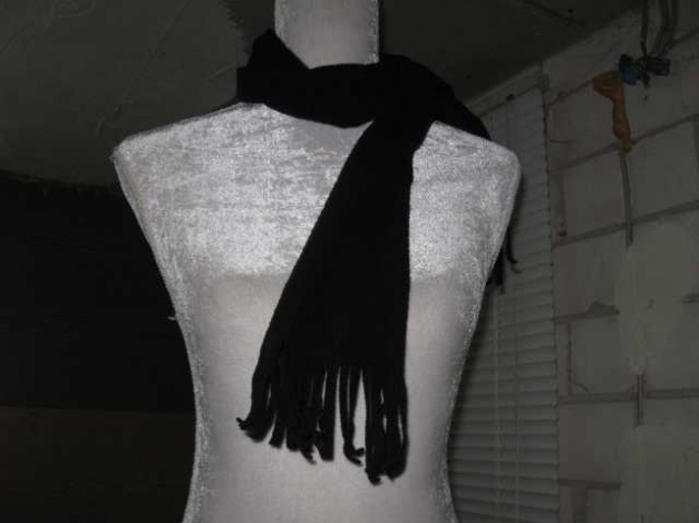 *** Fransenschal mit Aplikation ***