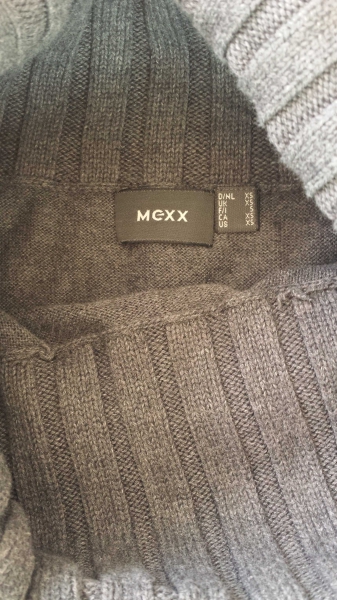 Mexx Strickkleid Longpullover Grau XS S 34 36