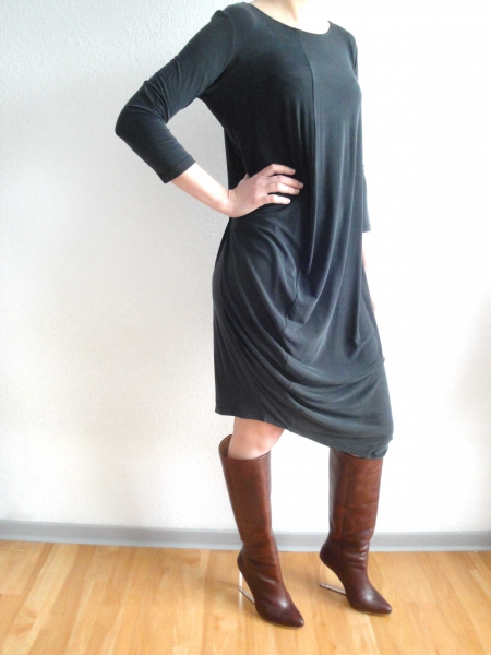 Neue ! Designer Lederstiefel Gr.38 by Maison Martin Margiela for h&m Boots / Stiefel mit Plexi WoW !!! Absatz . 