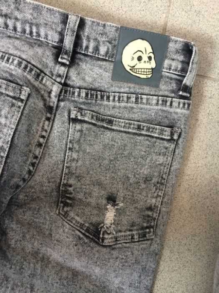 Graue Cheap Monday Jeans W28 L32 Hipster Blogger