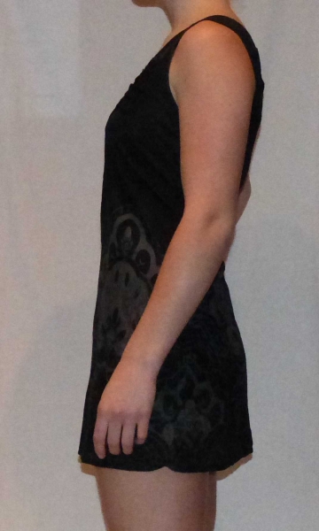 dunkles Minnikleid - Oberteil 