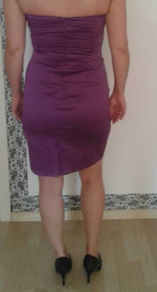 Schickes festliches lilanes Kleid Hochzeit sylvester elegant