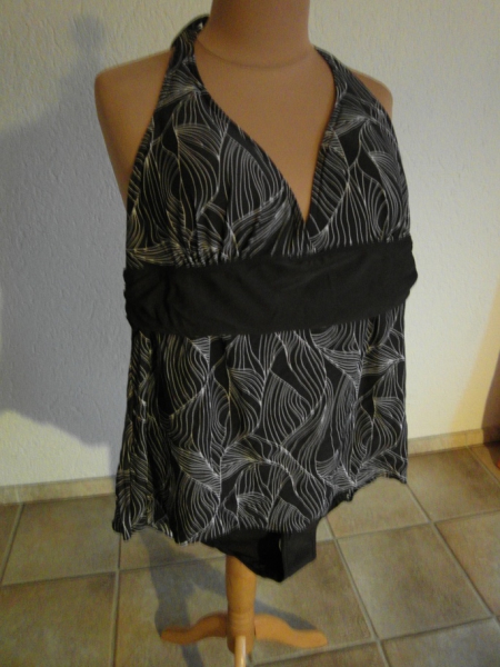 Badeanzug in Tankini-Optik Gr. 50