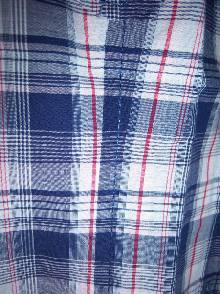 blau kariertes Hemd/ Bluse