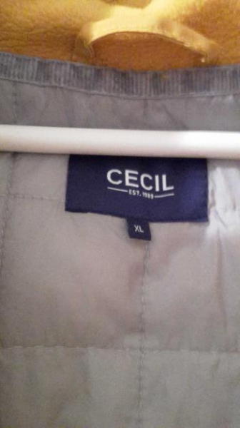 Cecil Steppweste gelb XL