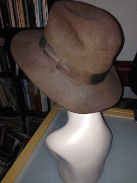 vintage Hut aus den 40er von Florida Braun von Resolut modal Gala