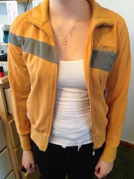 sportliche, gelbe Billabong Jacke 